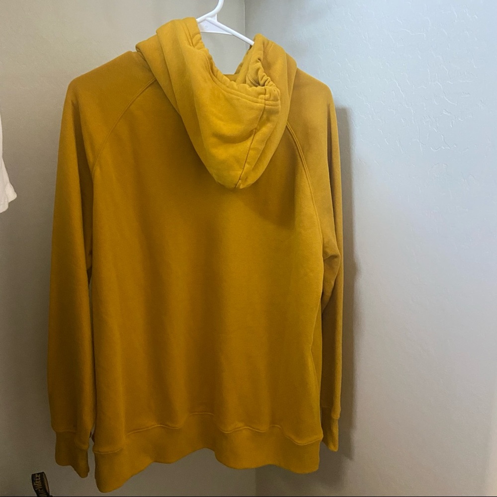 SOLD Mustard yellow north face hoodie - Picture 4 of 4